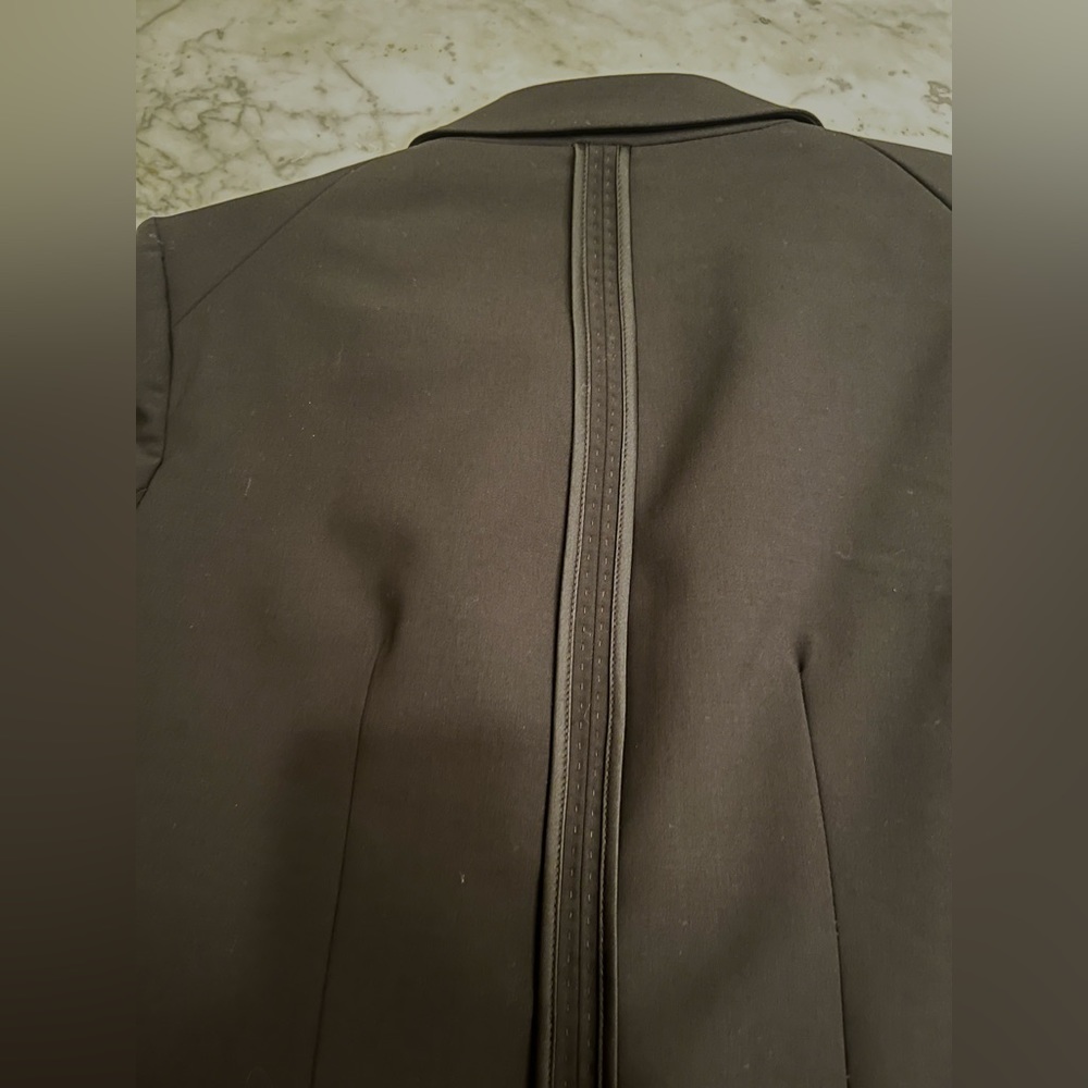 All Saints black Brompton tuxedo blazer jacket US 4, UK 8